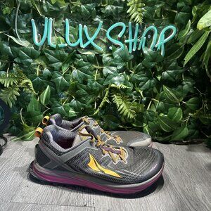 Altra Timp 1.5 Trail Running Gray Pink Orang Sneakers AFW1957F-21 Women’s Sz 10